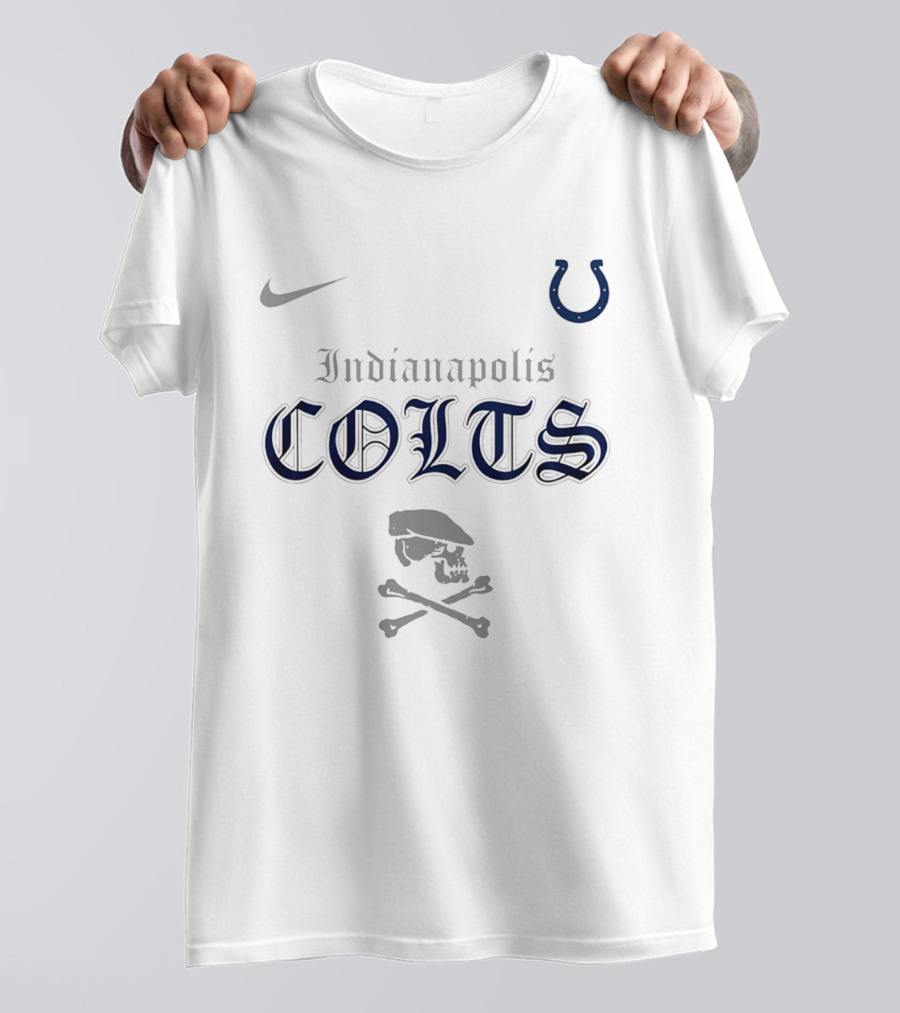 Indianapolis Colts Dropkick Murphys Skull Collaboration T-Shirt