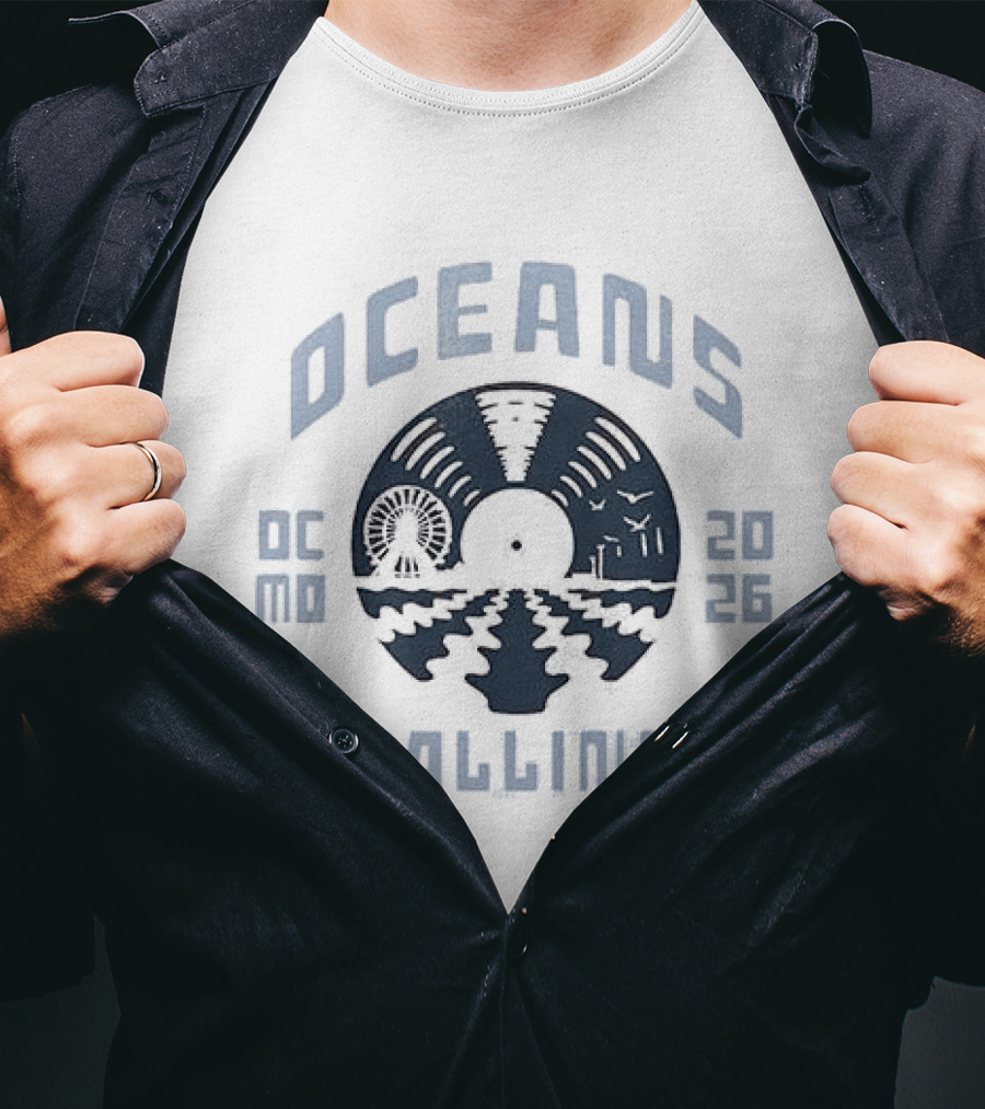 Oceans Calling 2026 OC MD Festival Record Lineup T-Shirt