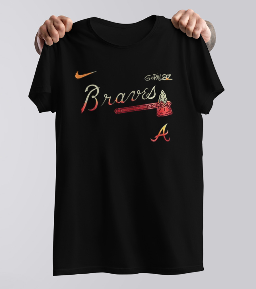 Atlanta Braves Gorillaz The Mountain Tour 2026 Dates Nike T-Shirt