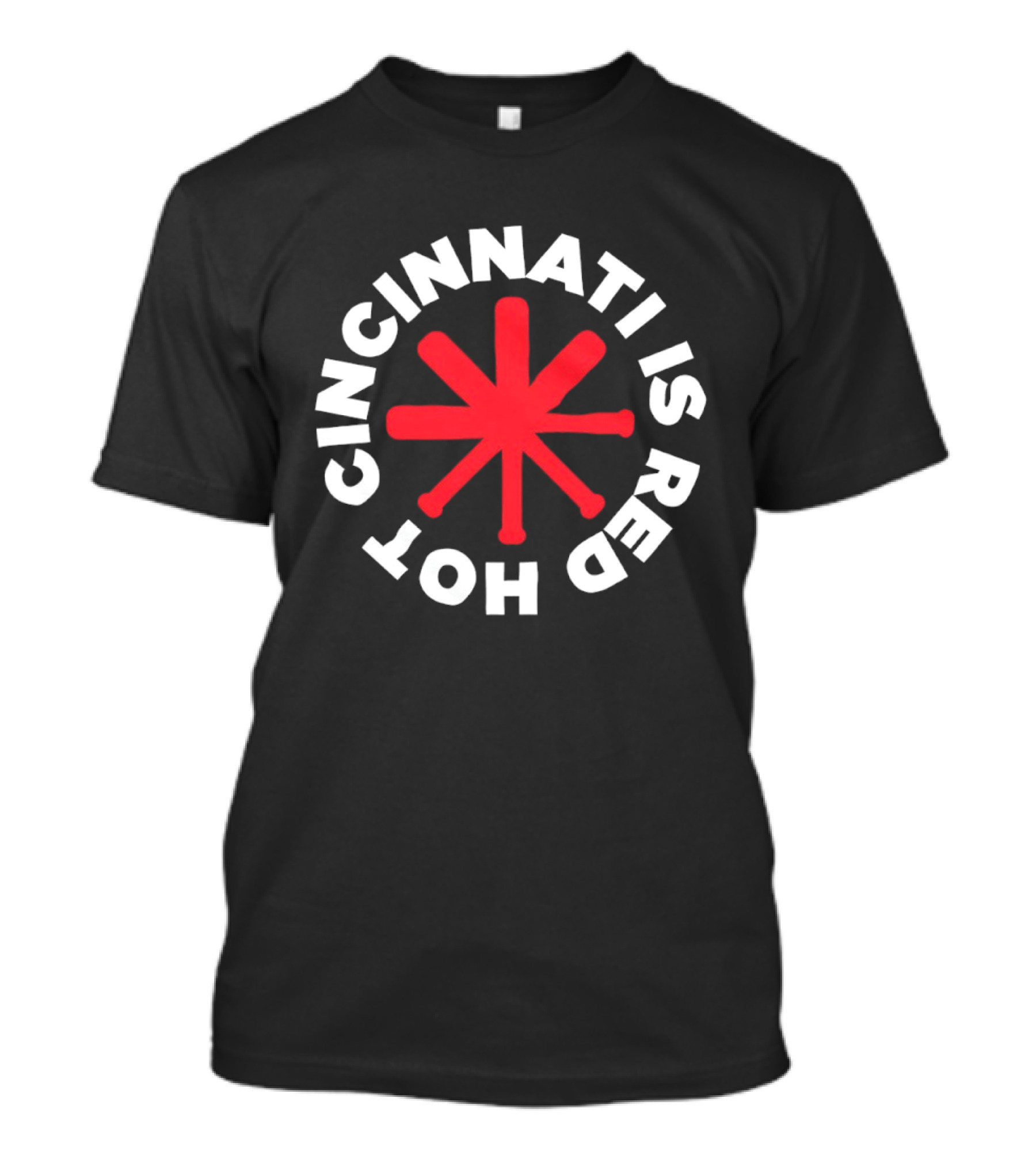 Cincinnati Reds Hot Cincinnati Baseball Bat T-Shirt