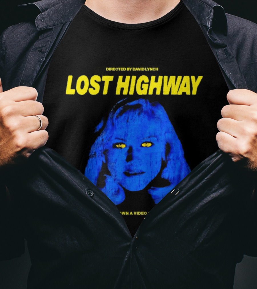Lost Highway David Lynch Film Blue Face T-Shirt