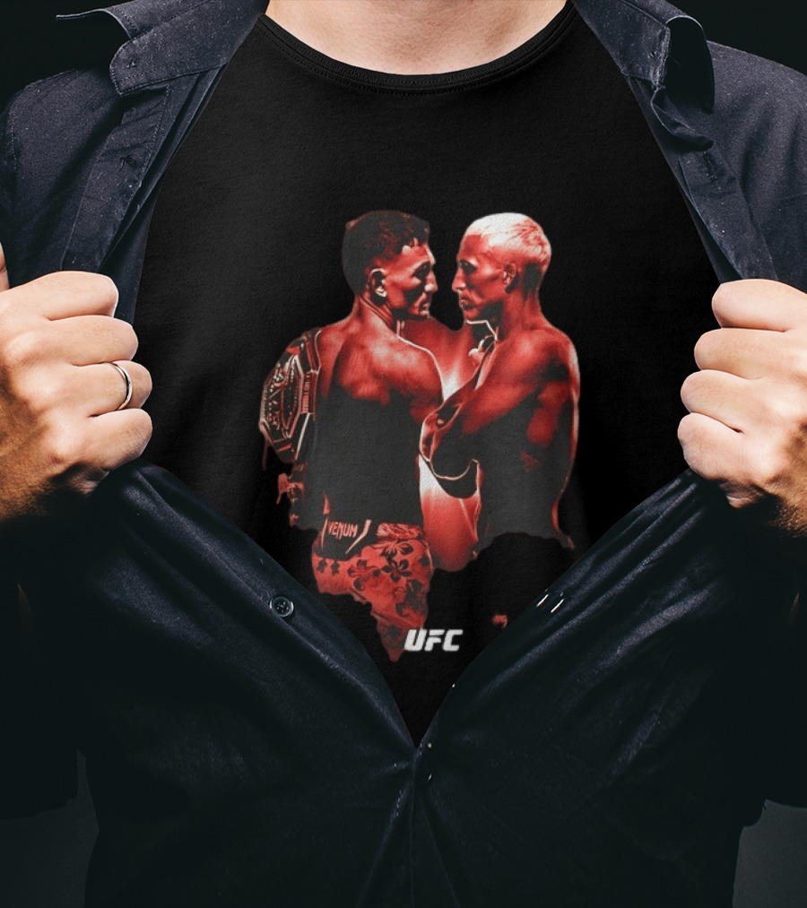 Max Holloway Charles Oliveira UFC Clash Showdown T-Shirt