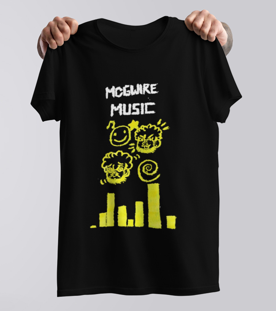 Mcgwire Music Chart With Smiley Faces And Music Bars T-Shirt
