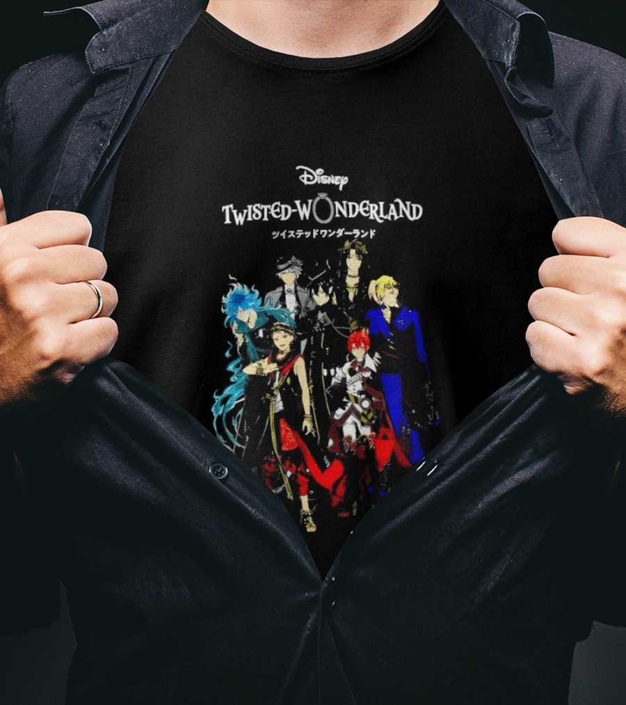 Twisted Wonderland Disney Character Ensemble Artistry T-Shirt