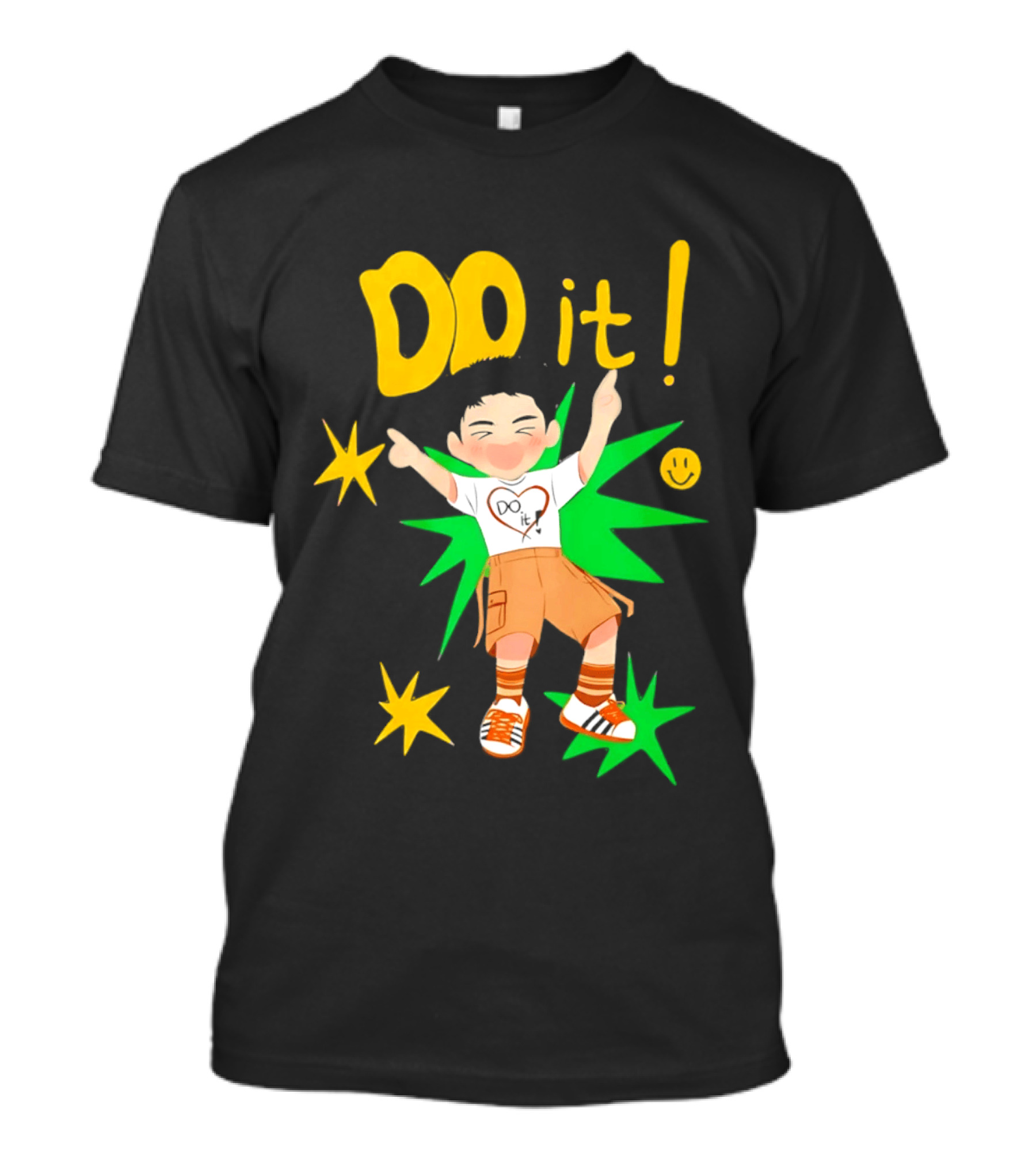 Do It Doh Kyungsoo Asia Concert Tour Cartoon Heart Starburst T-Shirt