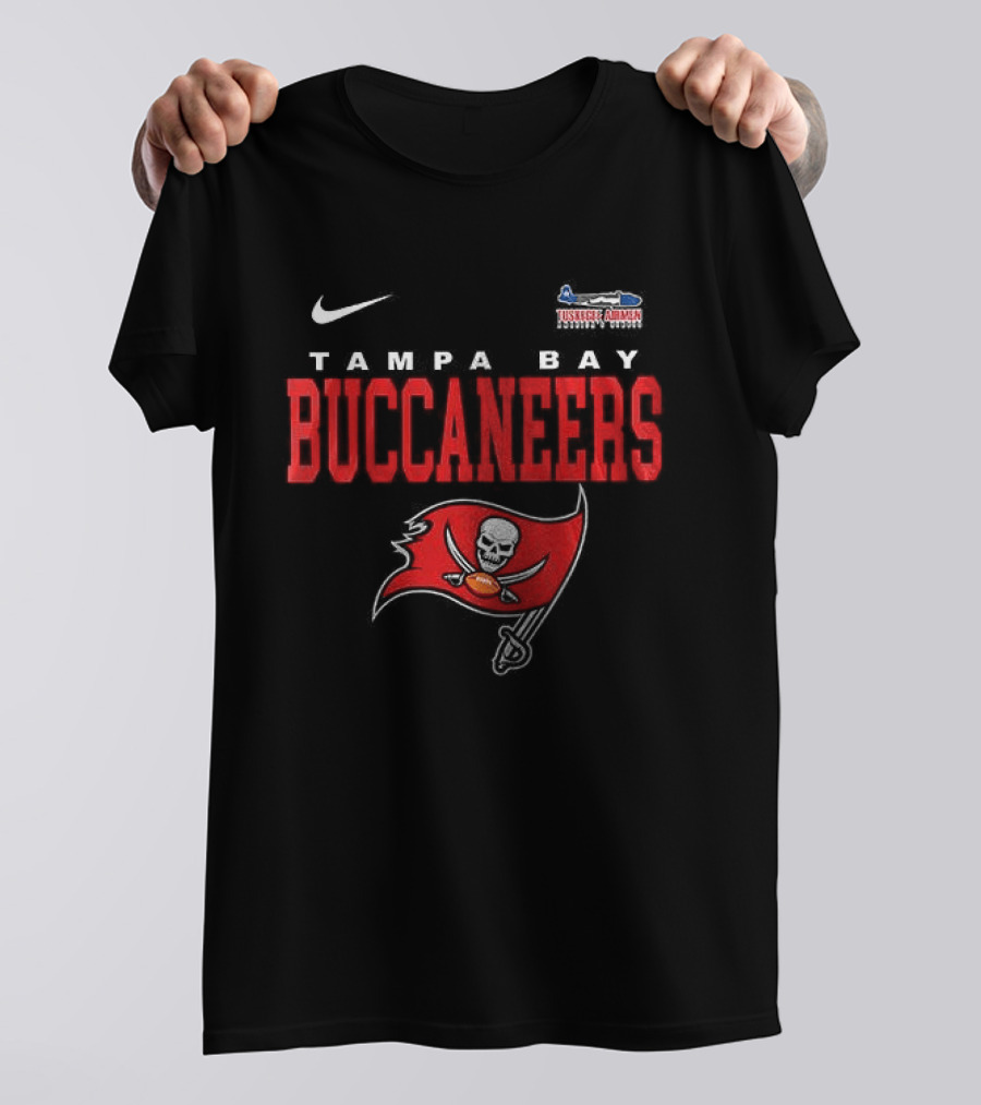 Tampa Bay Buccaneers Tuskegee Airmen Redtails Collaboration Nike T-Shirt