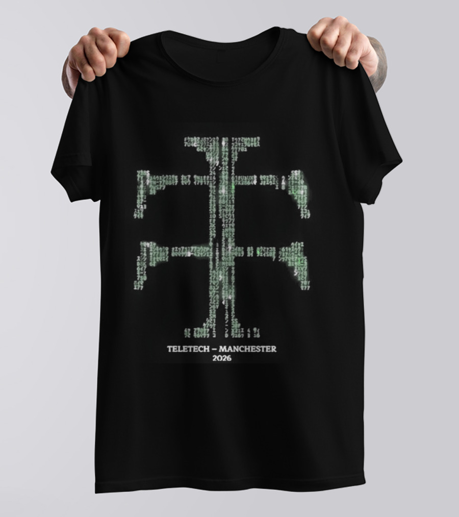 Teletech Matrix Electric Circuitry Cyber Tech T-Shirt