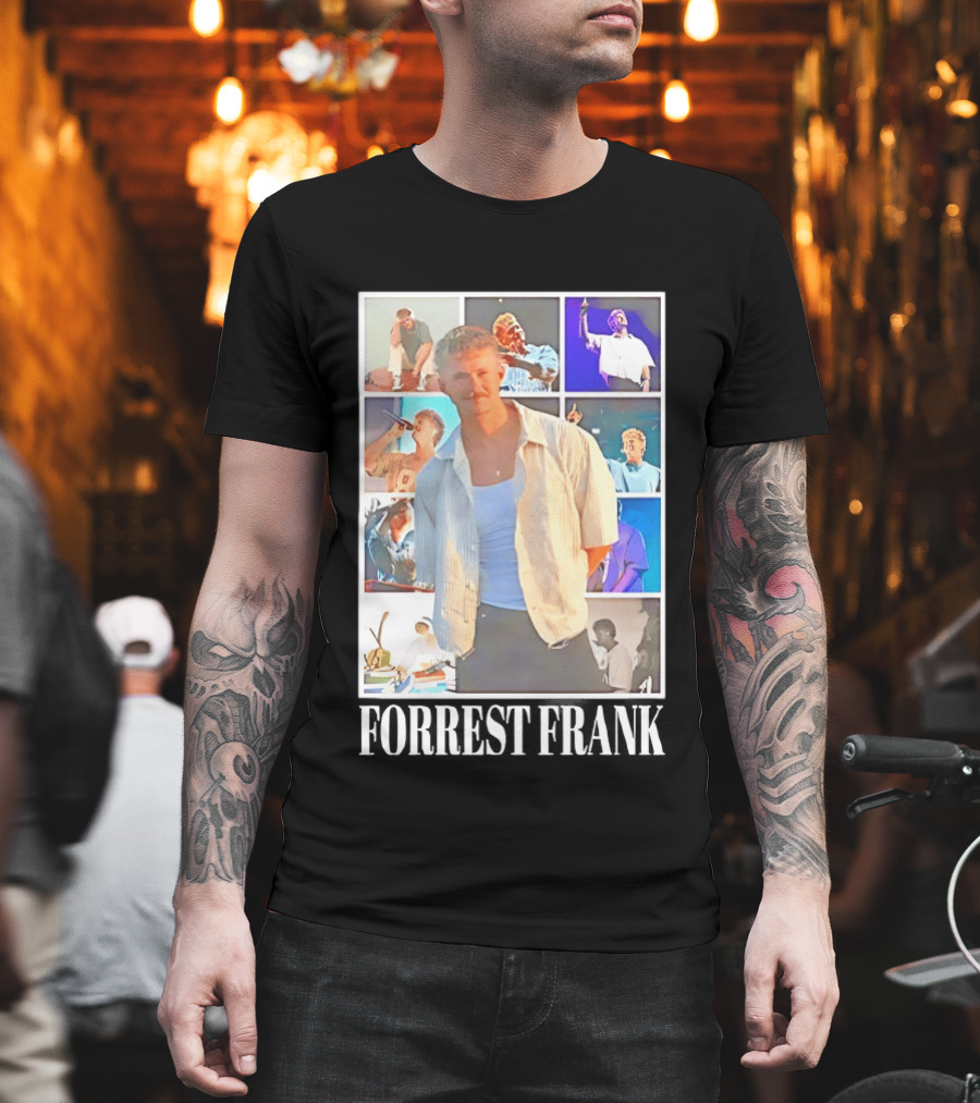 Forrest Frank Tour 2023 Live Performance Collage T-Shirt