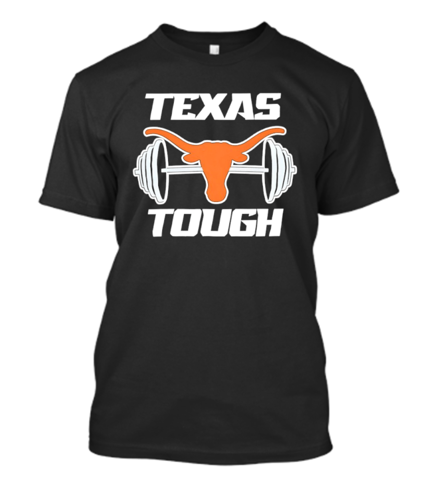 Texas Longhorns Barbell Tough T-Shirt