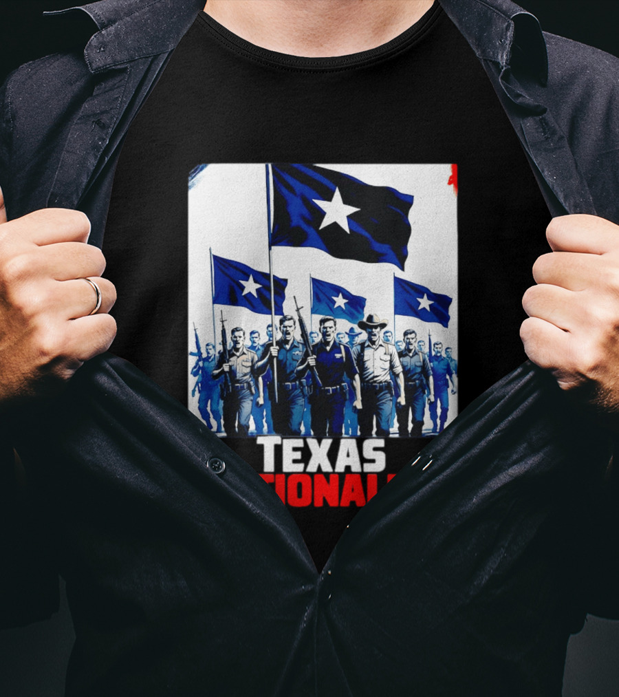 Texas Nationalist A New Texas Revolution Is Coming Patriotic Flag T-Shirt