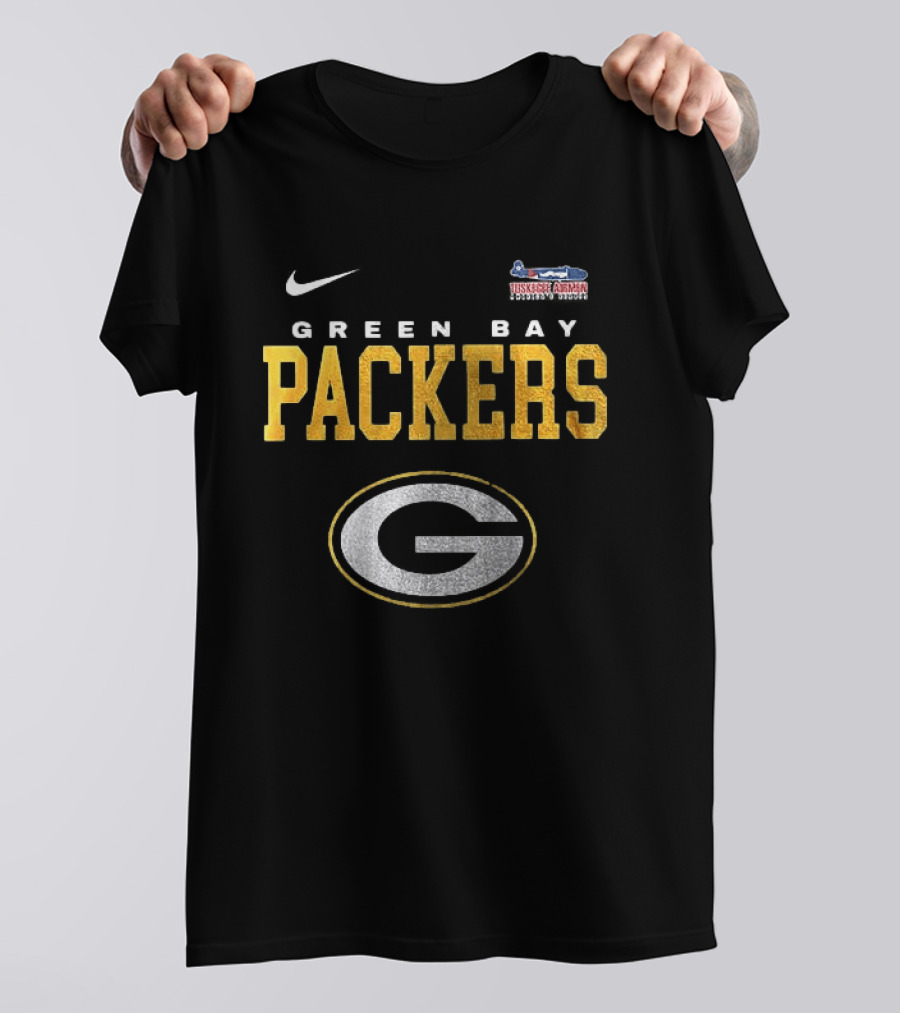 Nike Green Bay Packers Tuskegee Airmen Spitfire Redtails T-Shirt