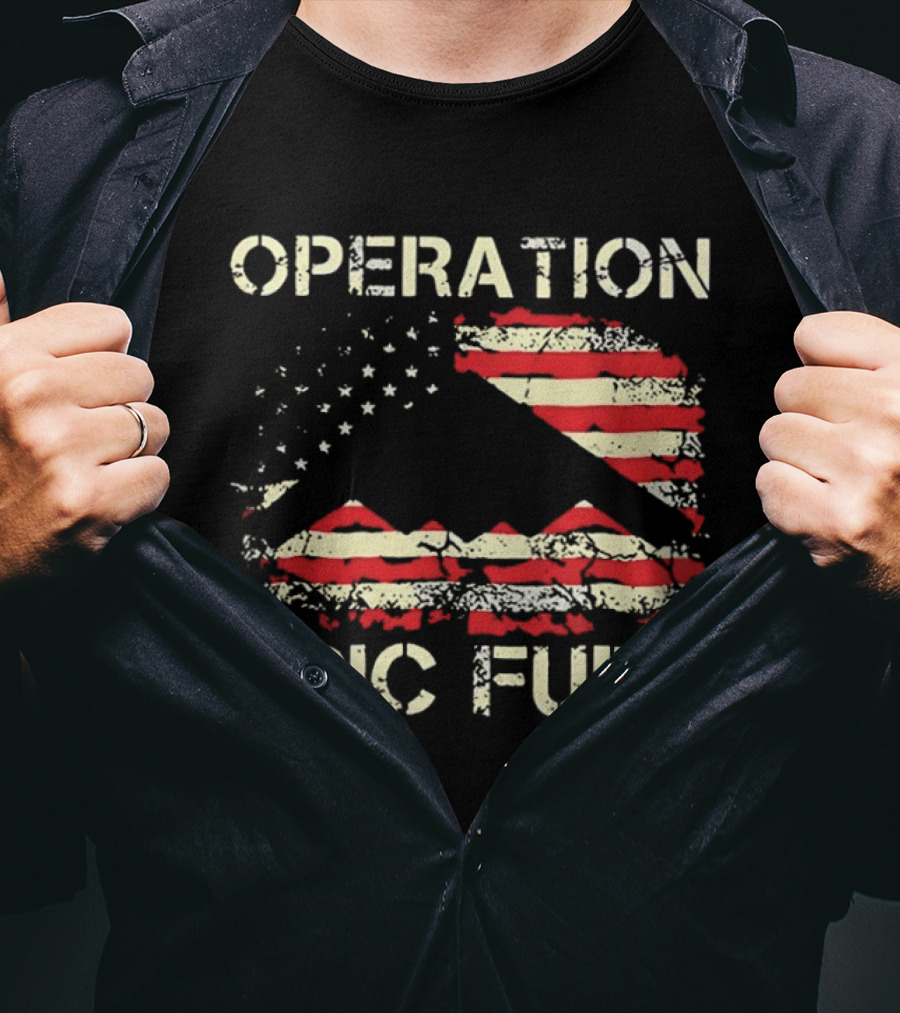 Operation Epic Fury US Israel Attack Iran Flag T-Shirt