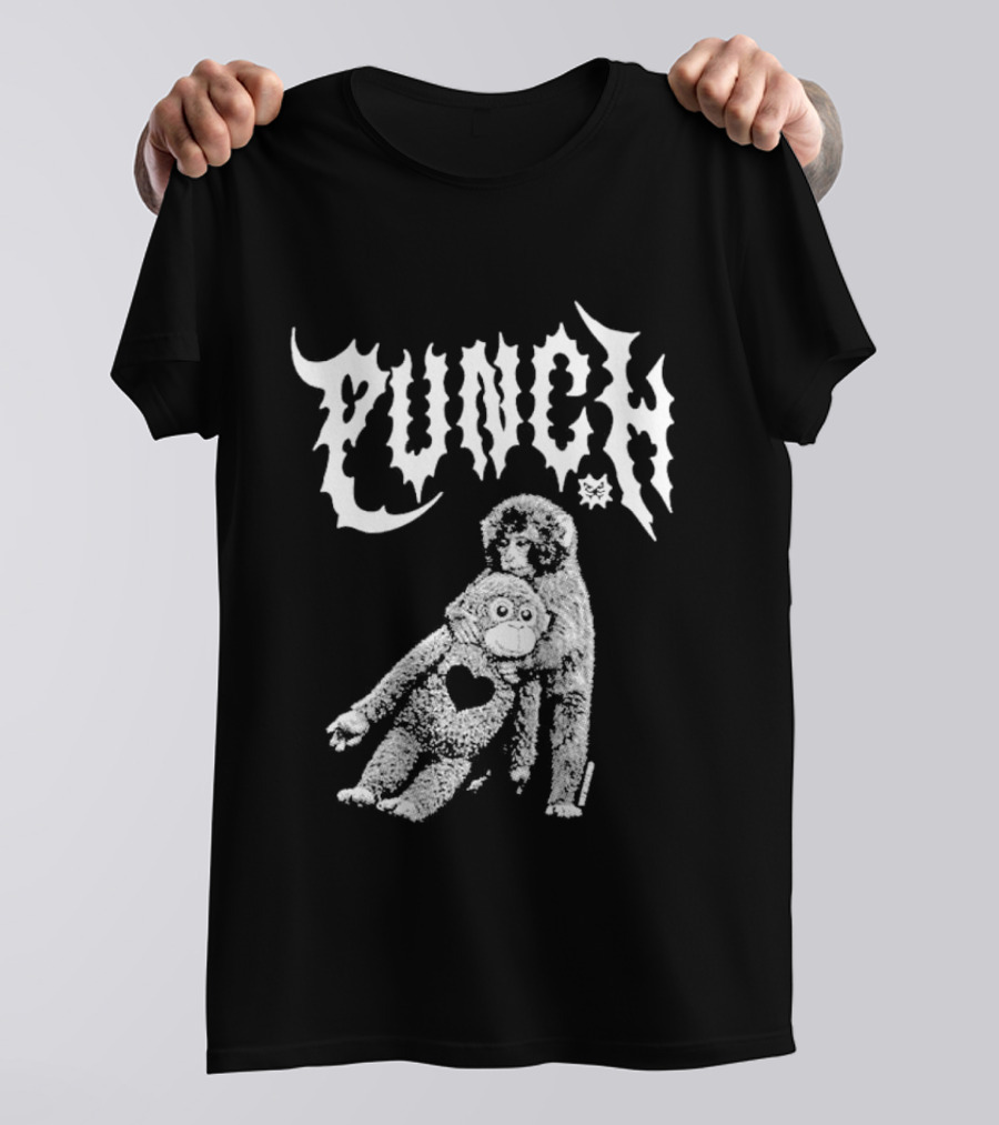 Punch Monkey With Heart T-Shirt