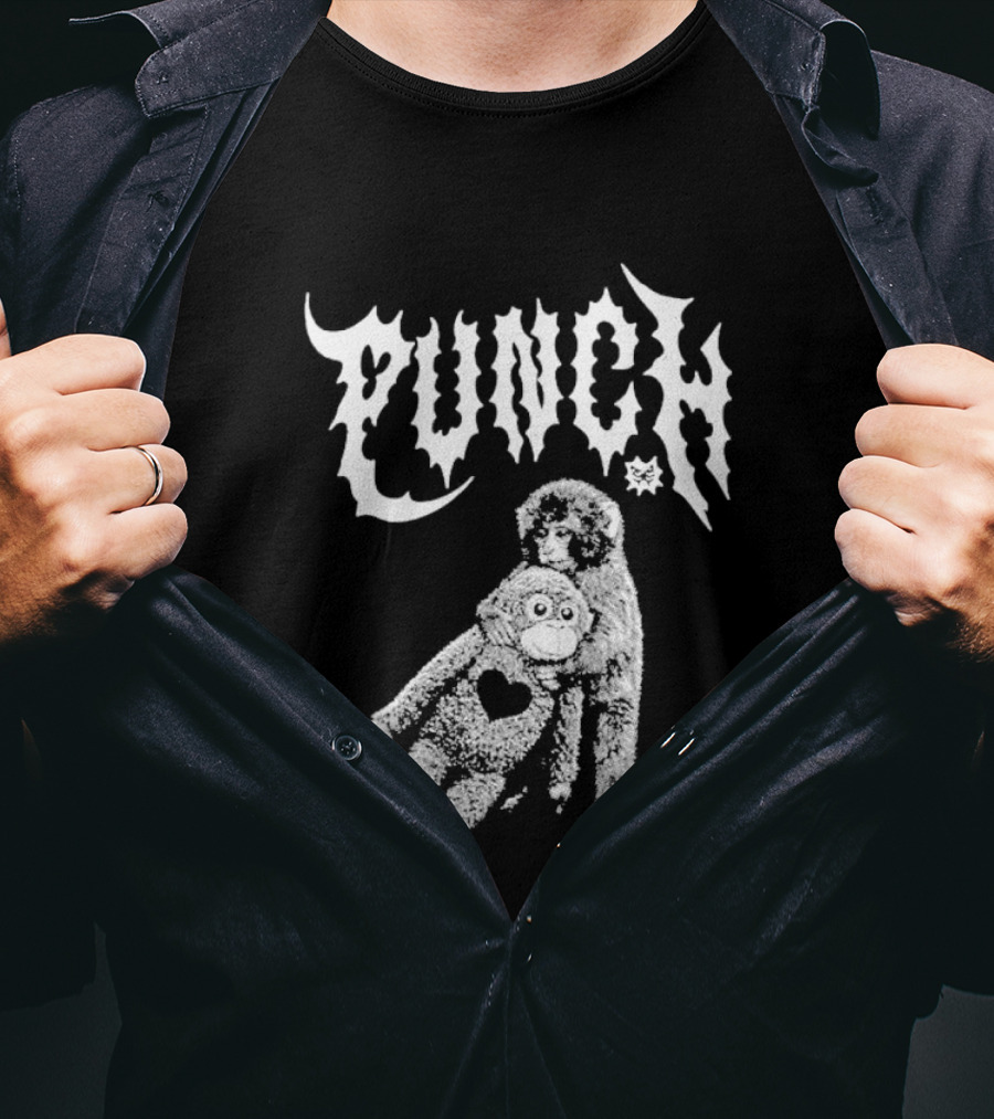 Punch Monkey With Heart T-Shirt