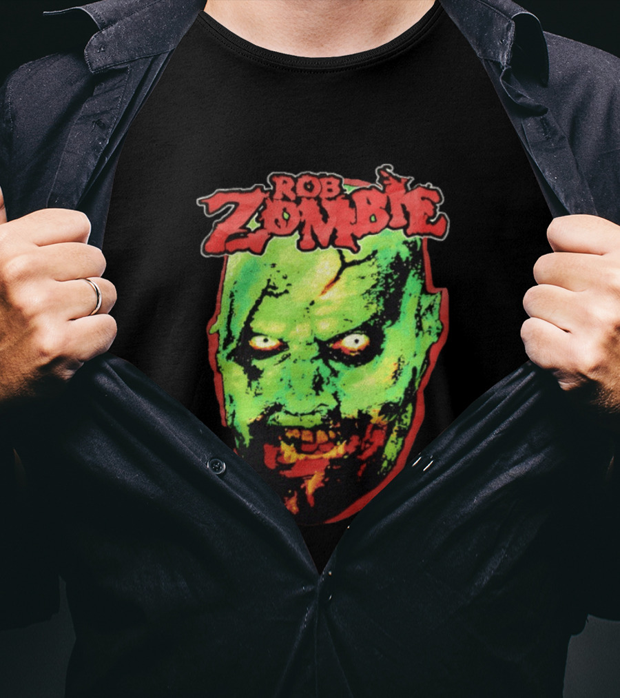 Rob Zombie Bring Out Your Dead Green Zombie Head T-Shirt