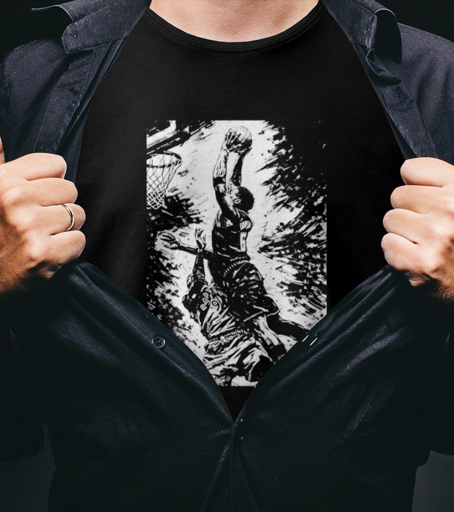 Anthony Edwards Epic Dunk Over RJ Barrett T-Shirt