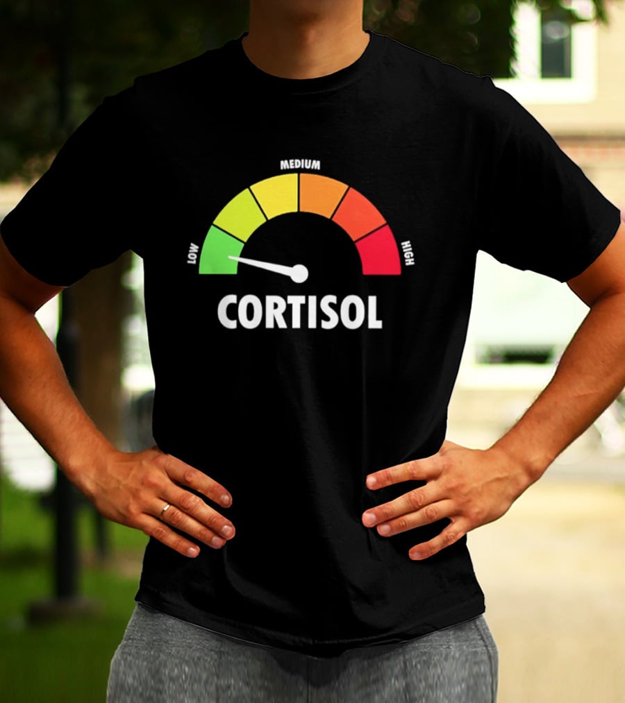 Low Medium High Cortisol Meter T-Shirt