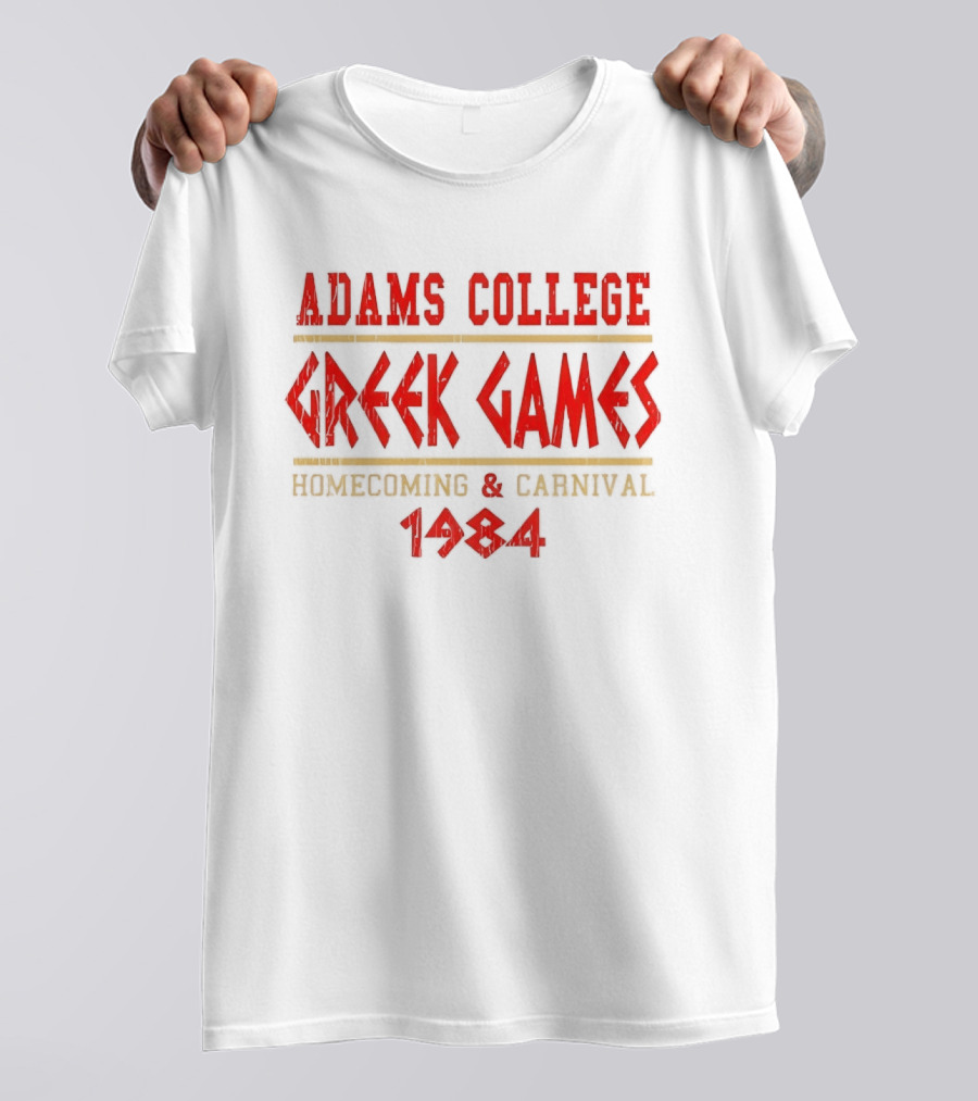 Adams College Greek Games Homecoming Carnival 1984 T-Shirt