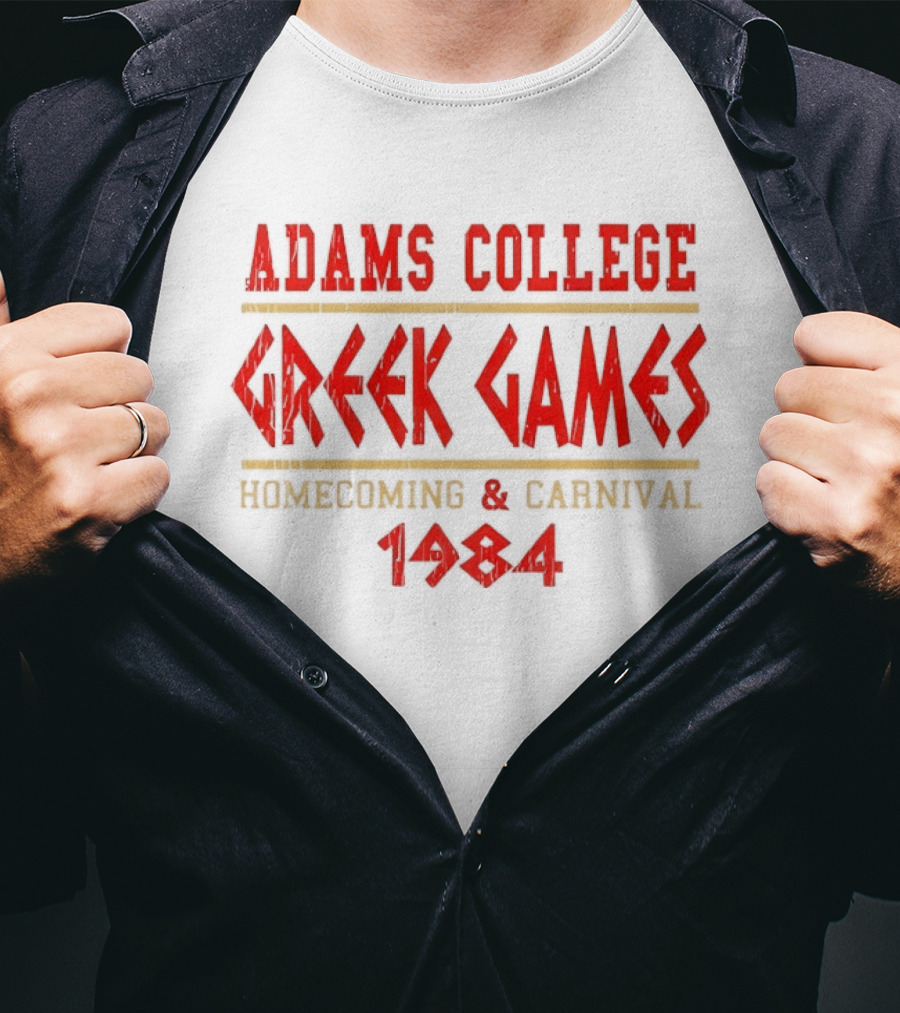 Adams College Greek Games Homecoming Carnival 1984 T-Shirt