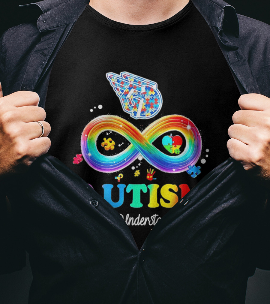 Cleveland Guardians Autism Awareness Puzzle Infinity Symbol Accept Understand Love T-Shirt