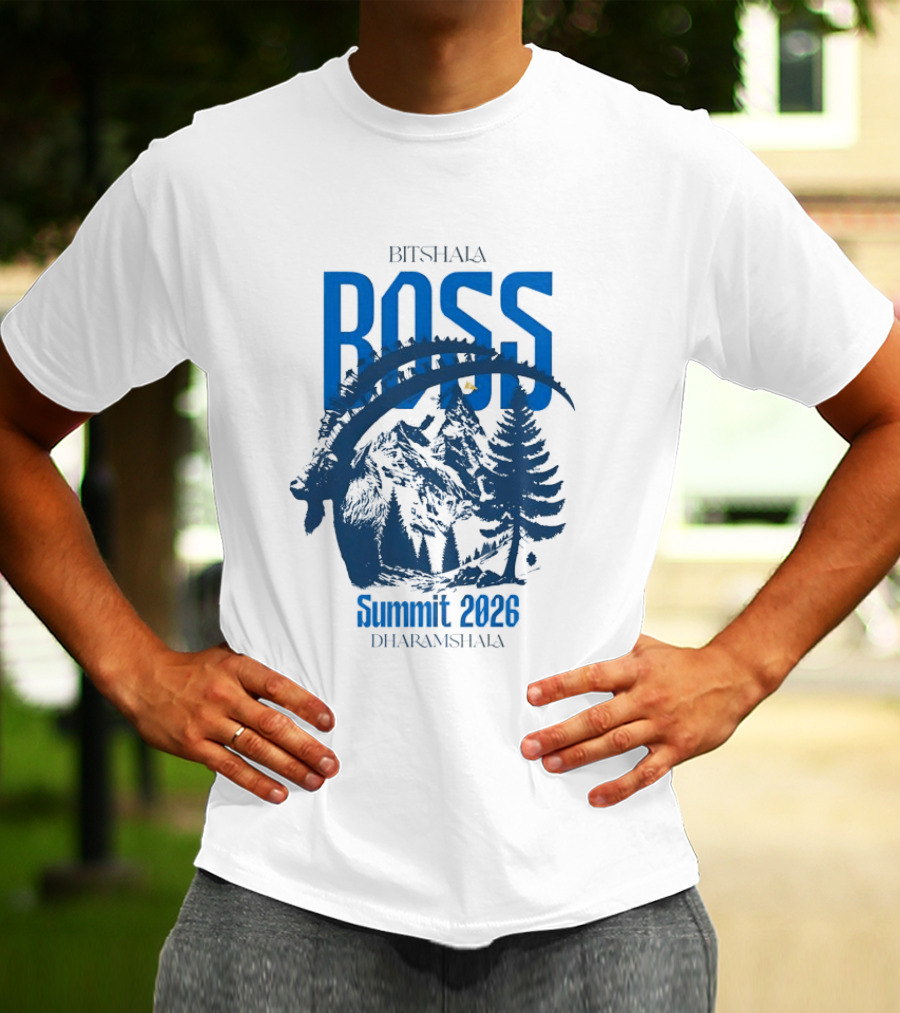 Bitshala Boss Summit 2026 Dharamshala Forest Scene T-Shirt