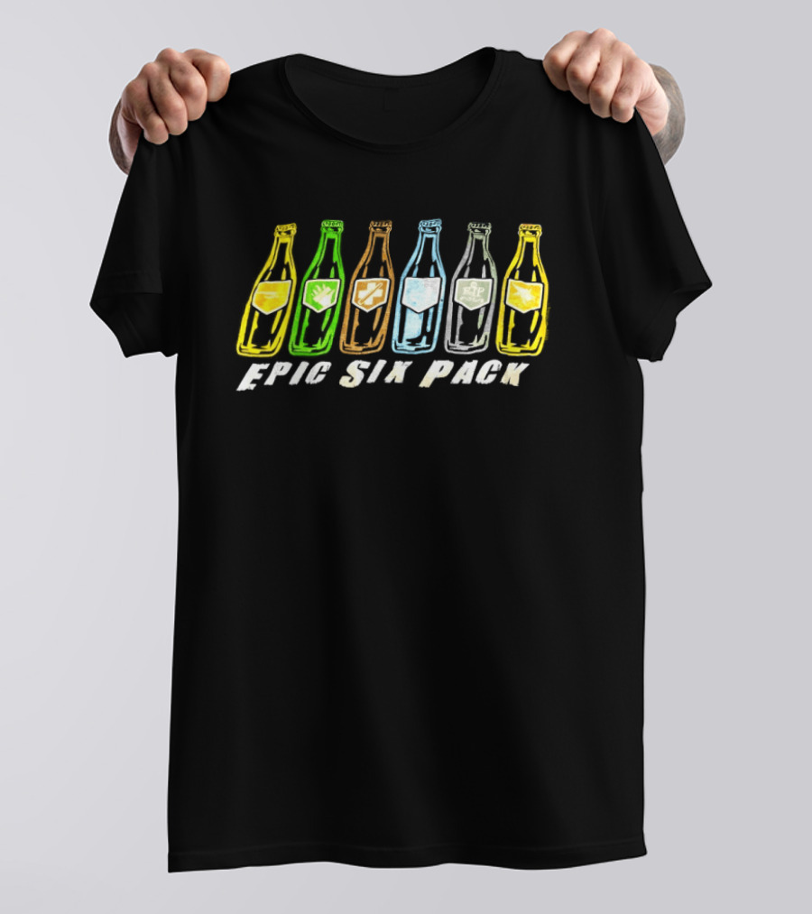 Epic Six Pack Bottles Set T-Shirt