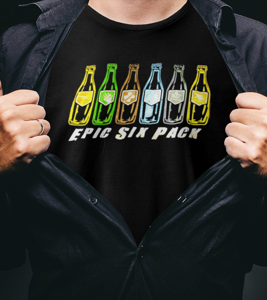 Epic Six Pack Bottles Set T-Shirt