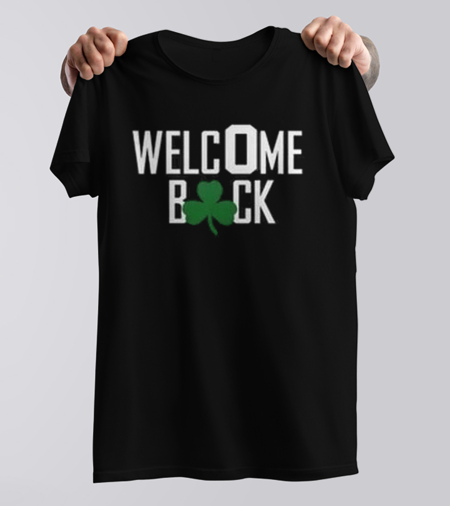 Special 2026 Jayson Tatum Welcome Back Boston Celtics Shamrock T-Shirt