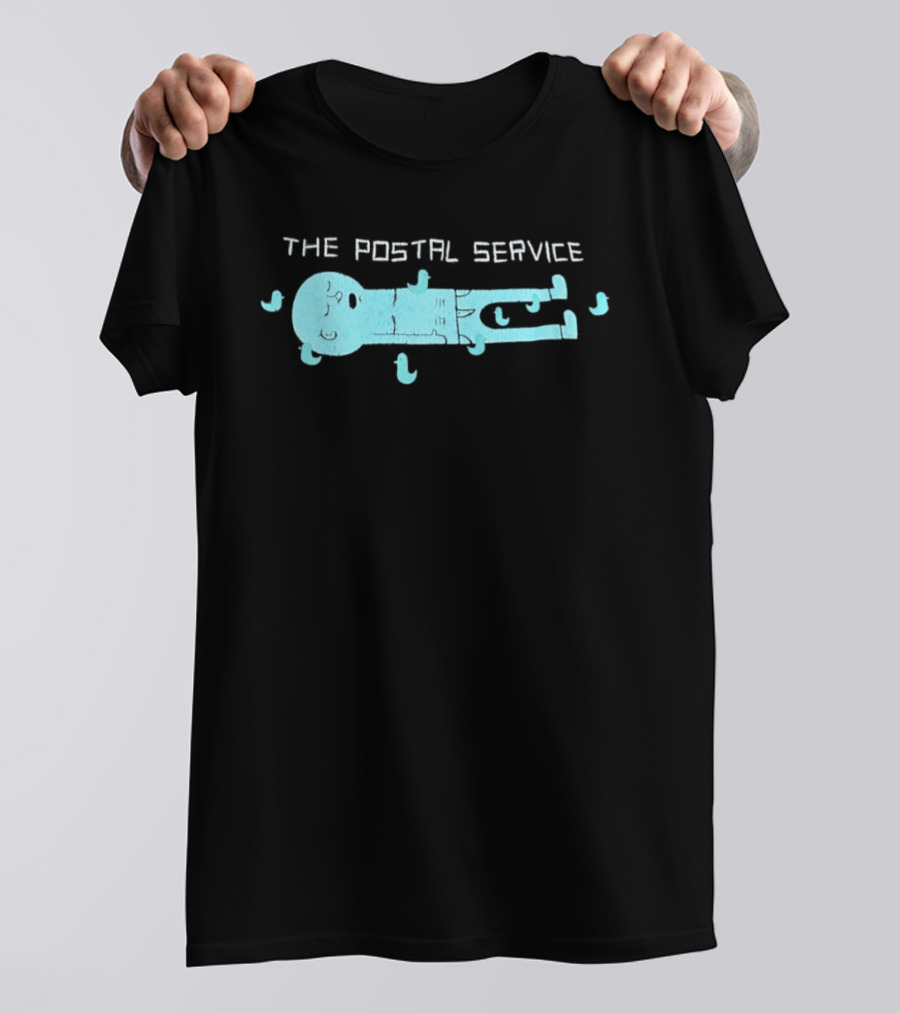 The Postal Service Key Imagery With Blue Bird T-Shirt