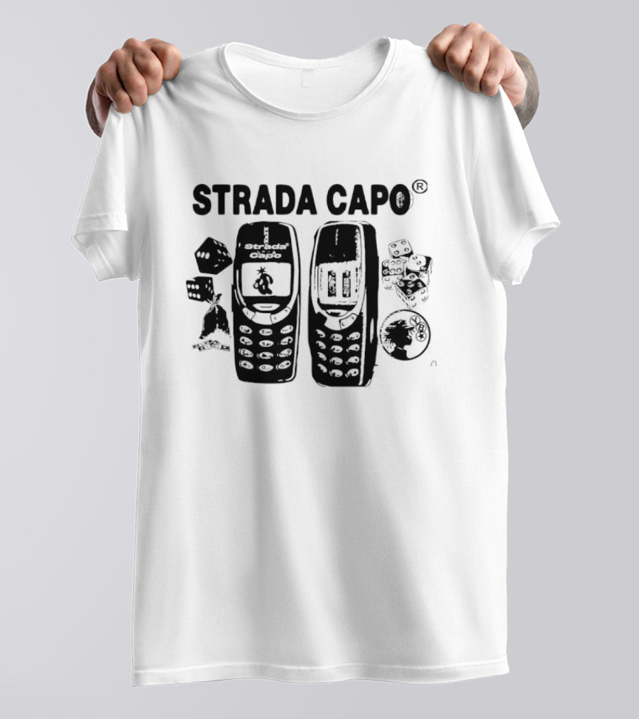 Strada Capo Snake Game Nostalgia Classic Phones T-Shirt