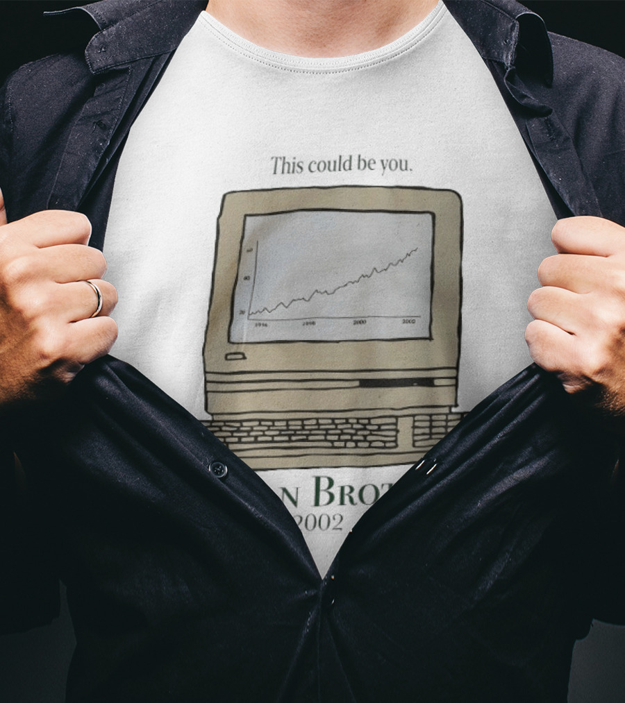This Could Be You Vintage Computer Chart Lehman Brothers 2002 T-Shirt
