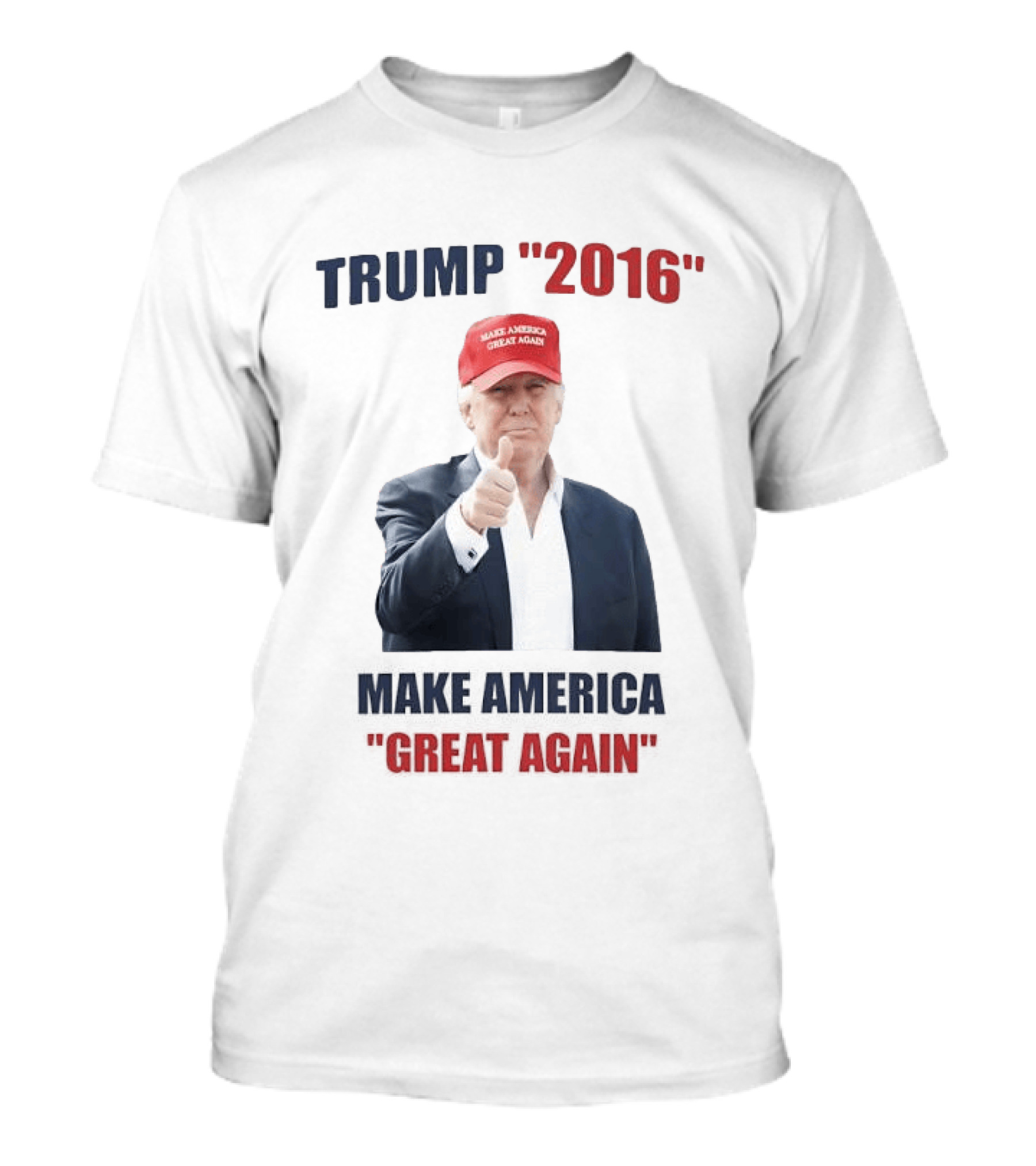 Trump 2016 Make America Great Again Hat Thumbs Up T-Shirt