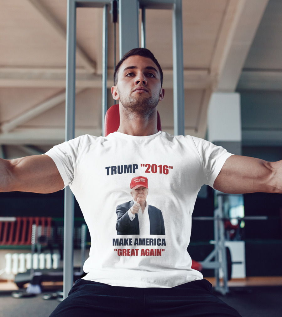 Trump 2016 Make America Great Again Hat Thumbs Up T-Shirt