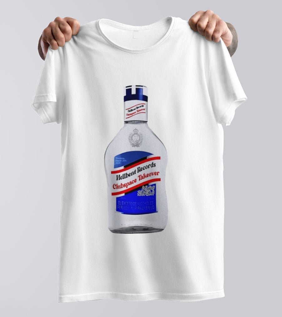 Hellbent Records Clubspace Takeover Bacardi Blanco Fusion T-Shirt