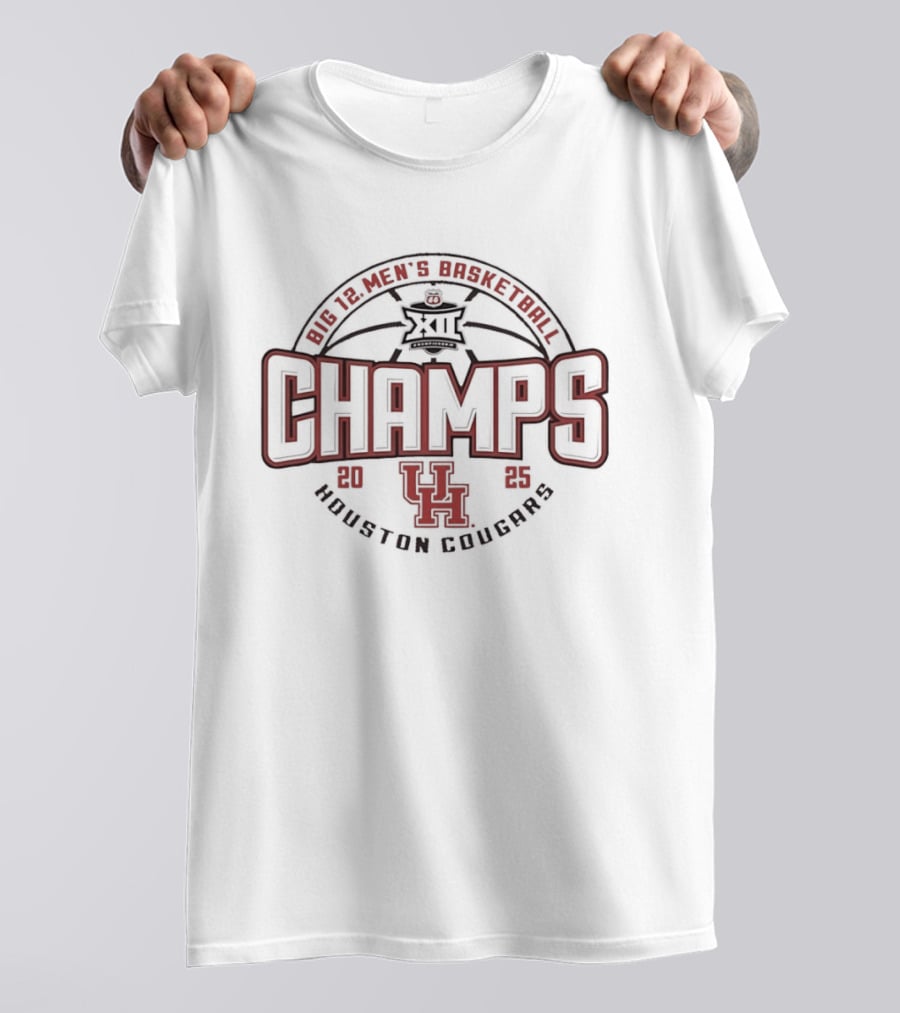 Big 12 Men's Basketball Champs 2023 Houston Cougars T-Shirt