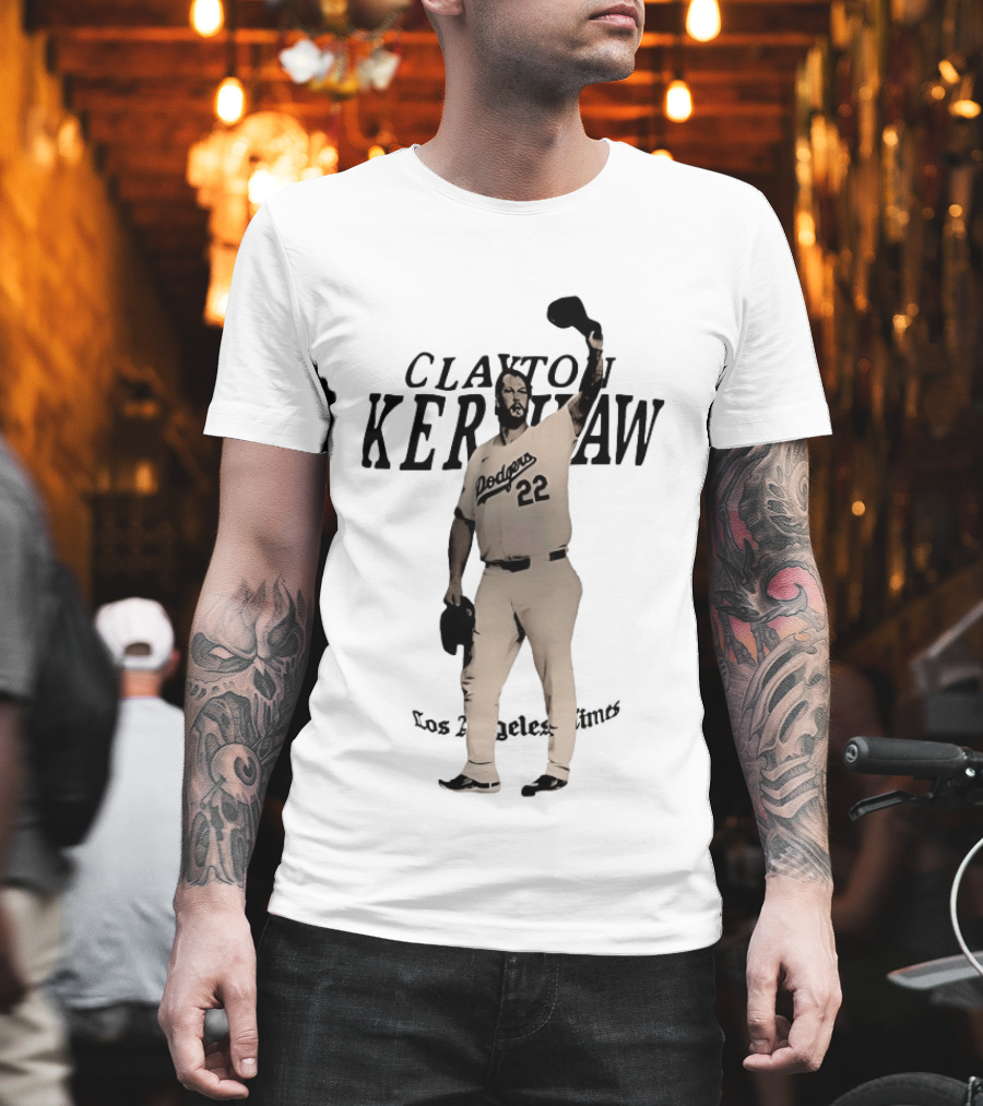 Clayton Kershaw Los Angeles Dodgers MLB 22 Baseball T-Shirt