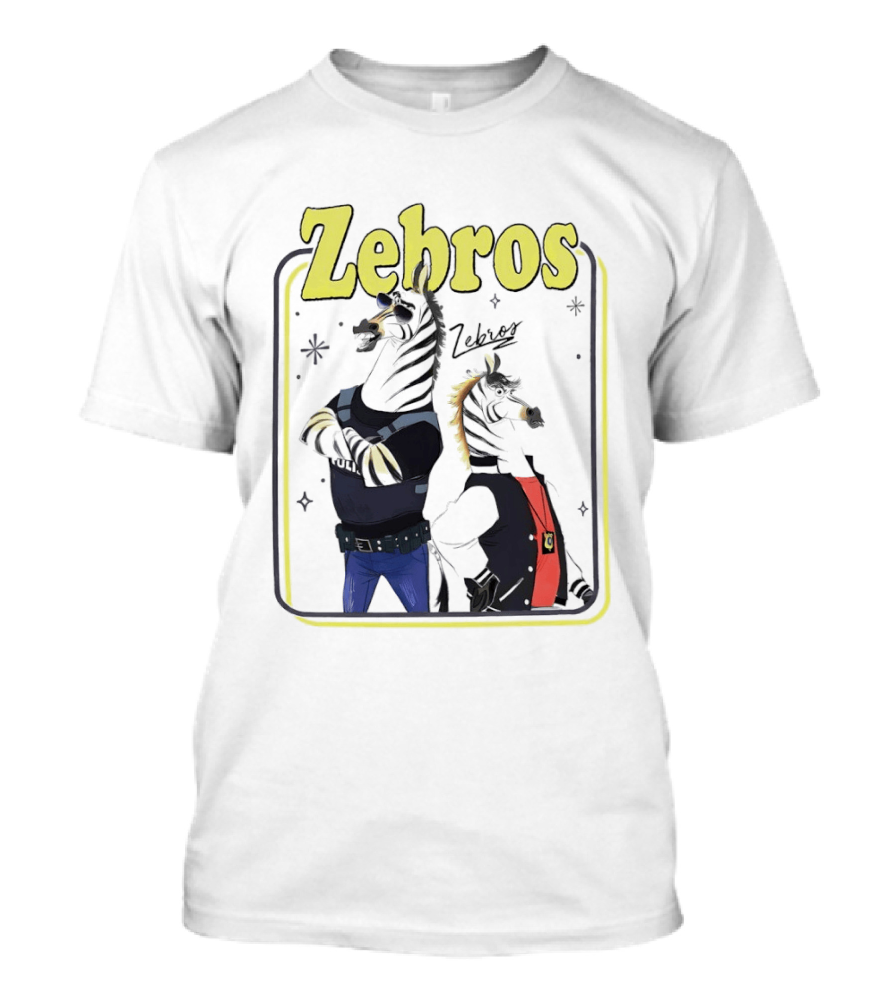 Zebros Zebras Disneyland Family Vacation 2026 T-Shirt