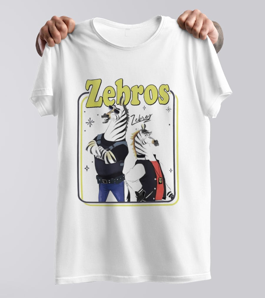 Zebros Zebras Disneyland Family Vacation 2026 T-Shirt