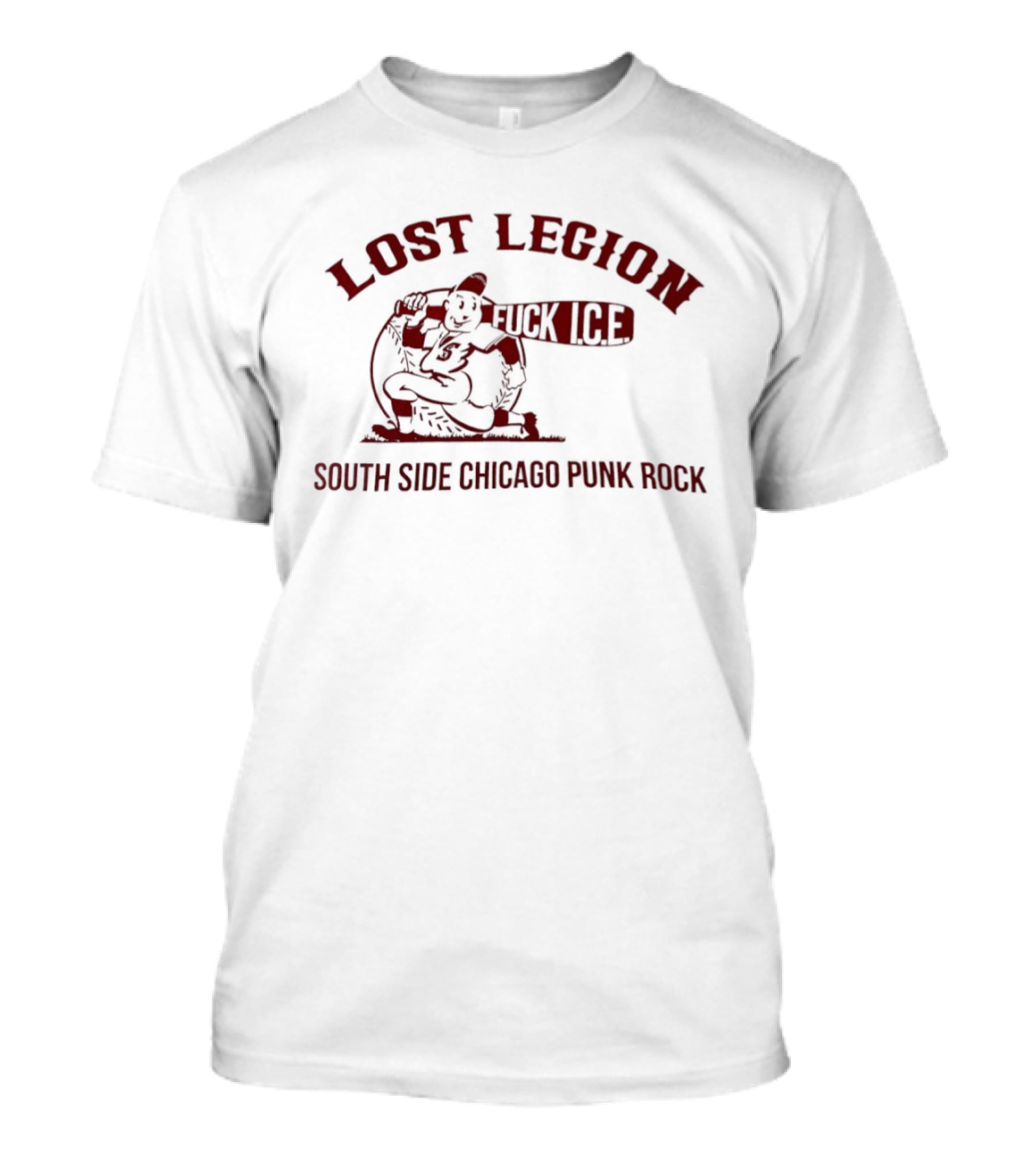 Lost Legion Fuck Ice South Side Chicago Punk Rock T-Shirt