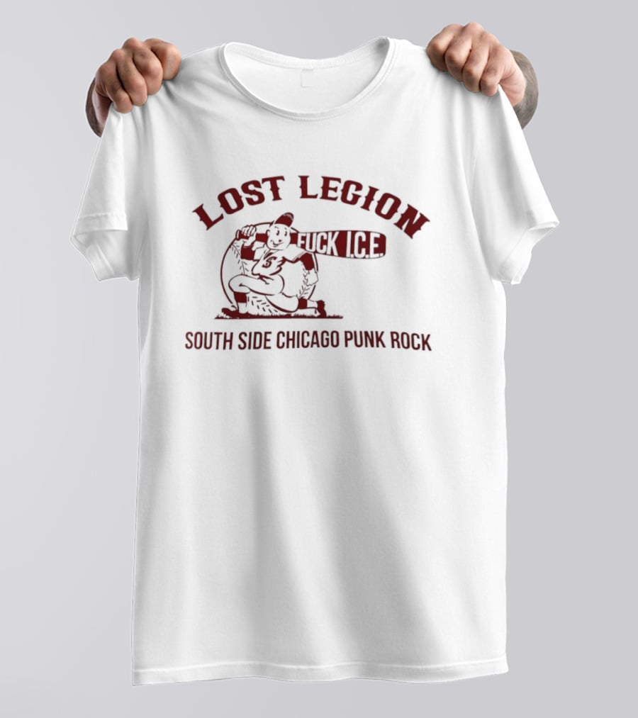 Lost Legion Fuck Ice South Side Chicago Punk Rock T-Shirt