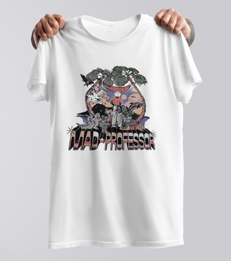 Mad Professor Neil Fraser Island Vibes Reggae Scene T-Shirt