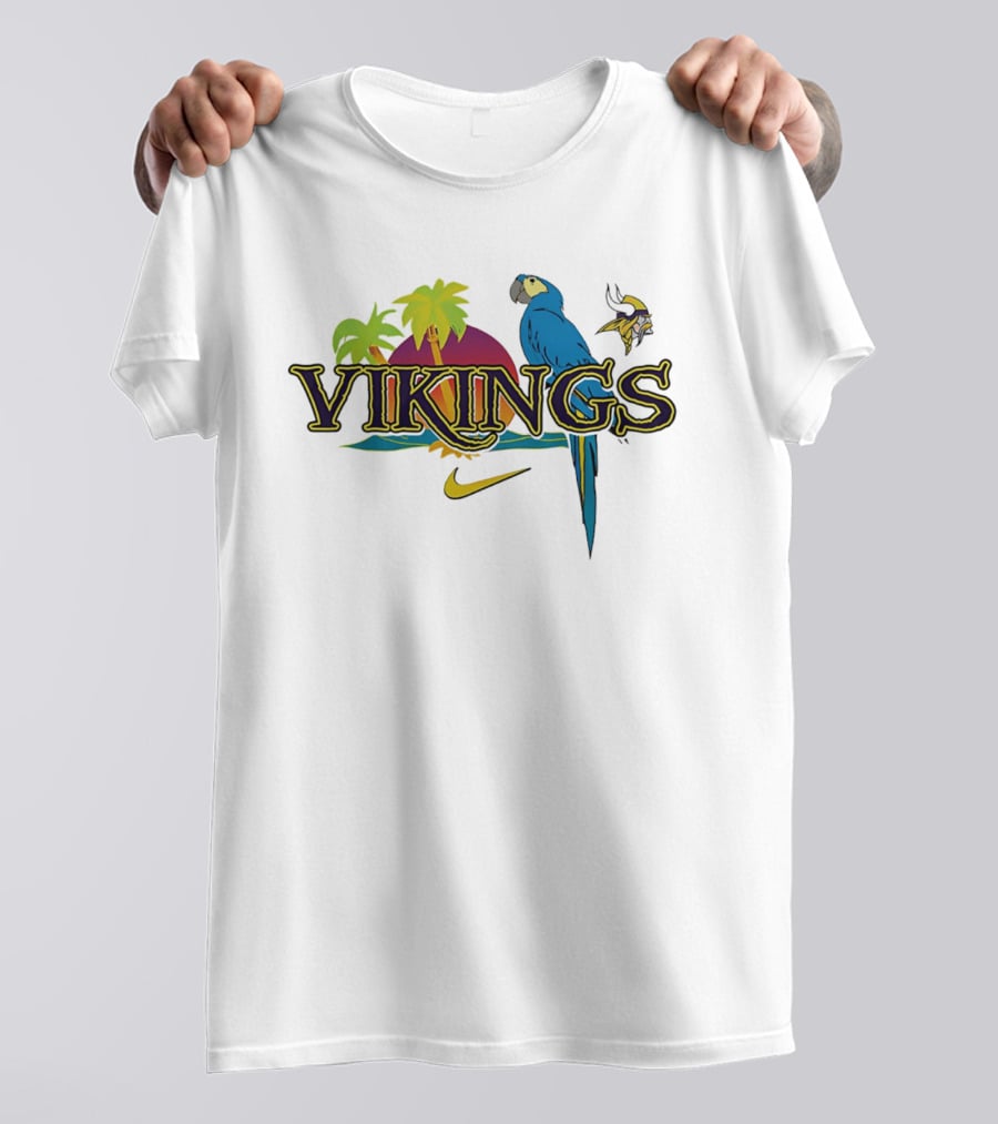 Vikings Parrot Tropical Island Nike Minnesota T-Shirt