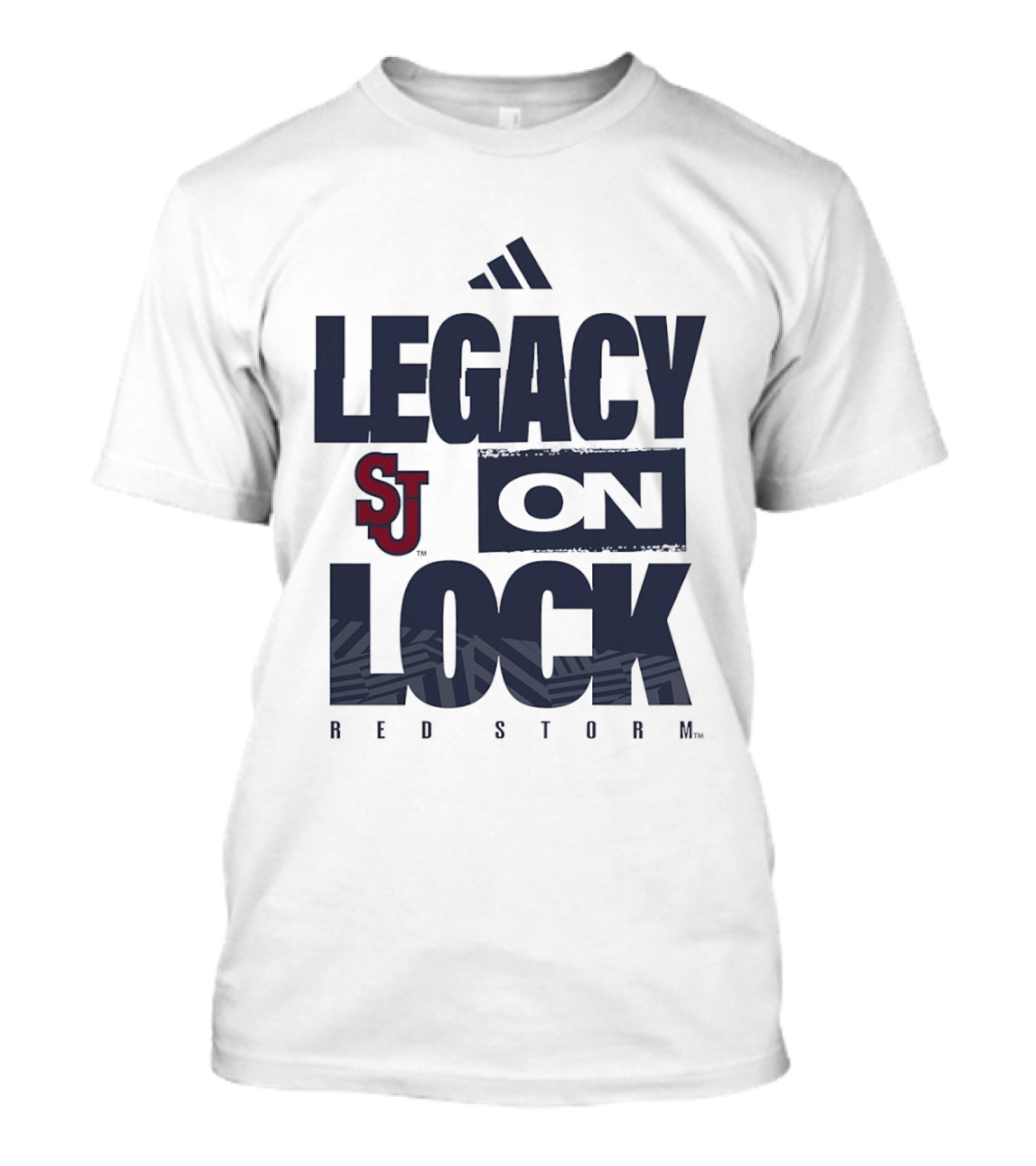 St. John's Red Storm Adidas Legacy On Lock T-Shirt