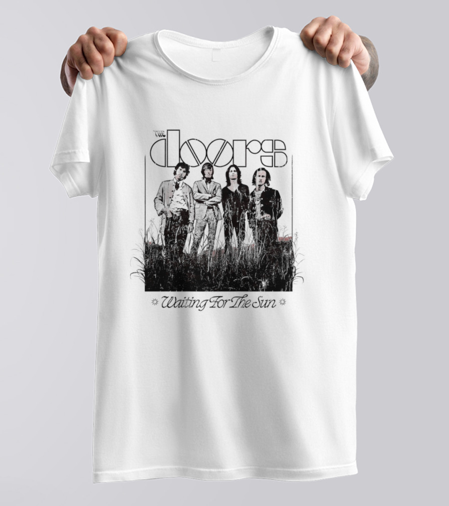 The Doors Waiting For The Sun Album Cover T-Shirt