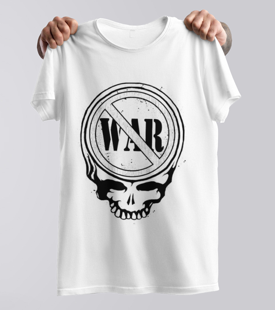 War No Symbol Skull T-Shirt