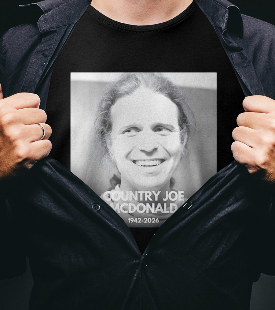 Country Joe Mcdonald 1942 2026 T-Shirt