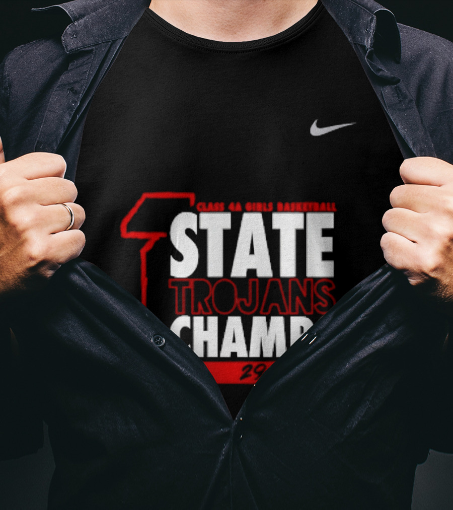 Center Grove Trojans Girls Basketball Class 4A State Champs 29 0 Nike T-Shirt
