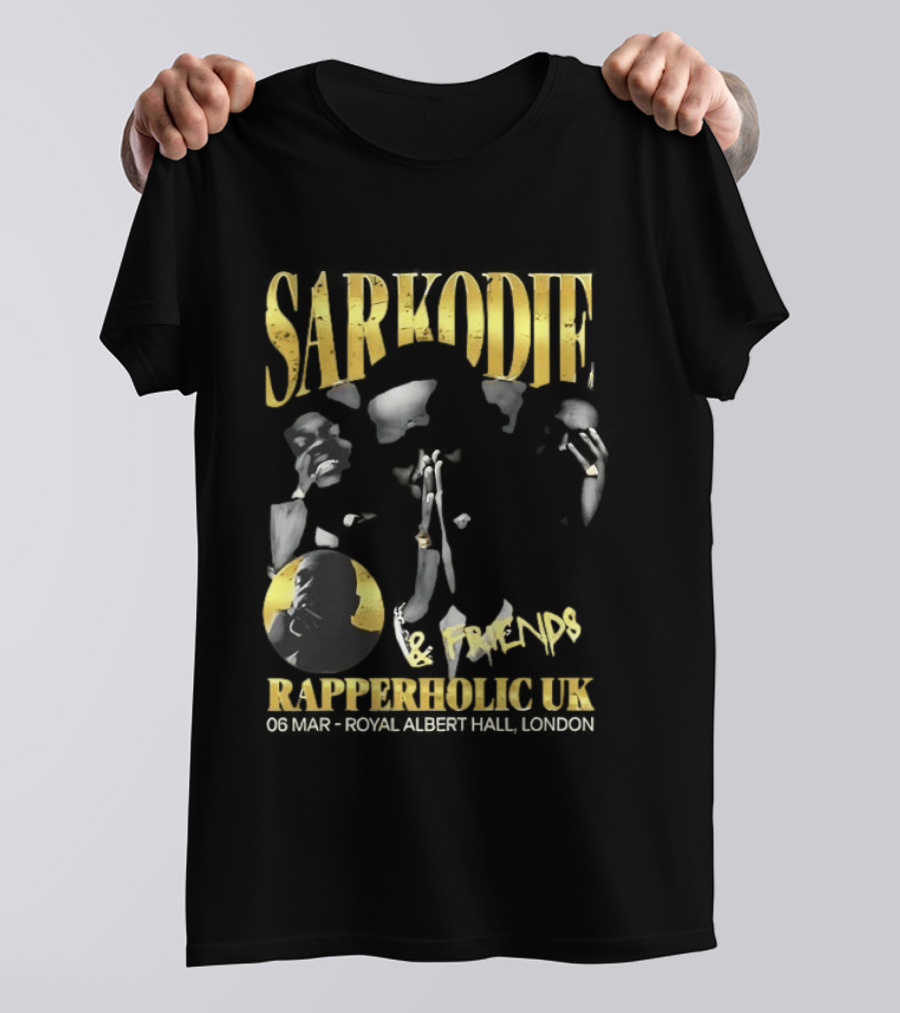 Sarkodie And Friends Rapperholic UK Made Of Black London 2015 T-Shirt