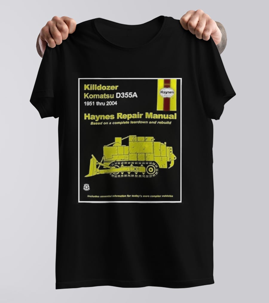 Killdozer Komatsu D355A Haynes Manual 2004 Colorado Rampage Event T-Shirt