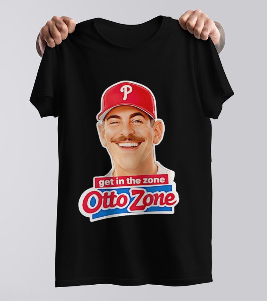 Philadelphia Phillies Mike Schmidt Get In The Zone Otto Zone T-Shirt